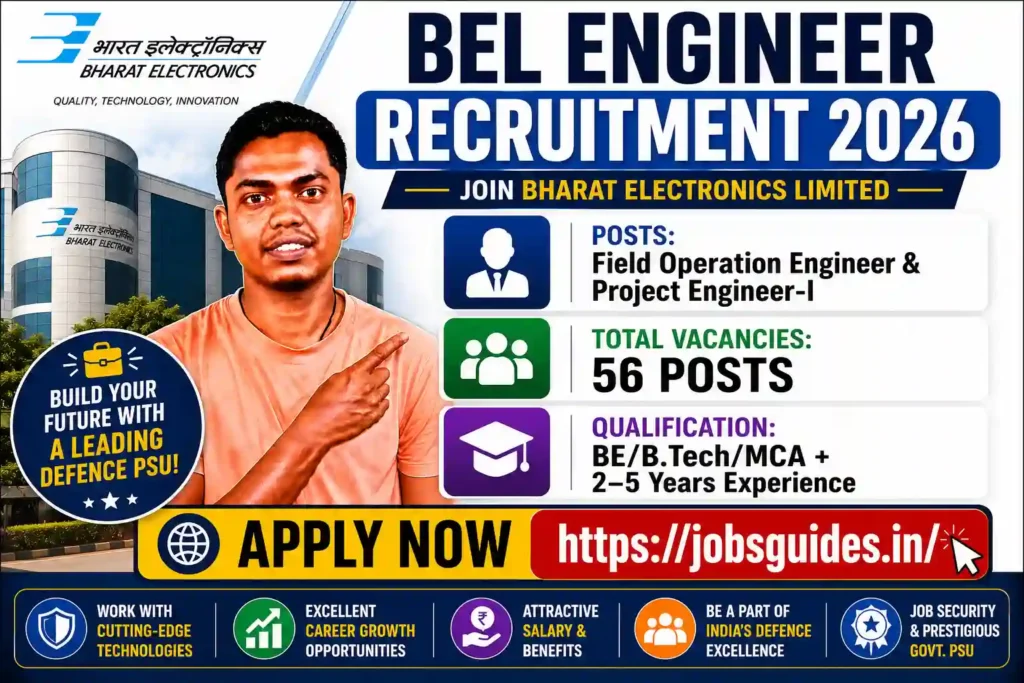 BEL ENGINEER RECRUITMENT 2026