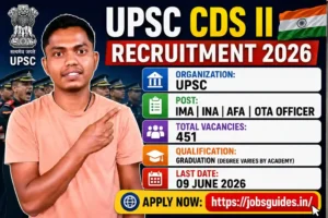 UPSC CDS II RECRUITMENT 2026
