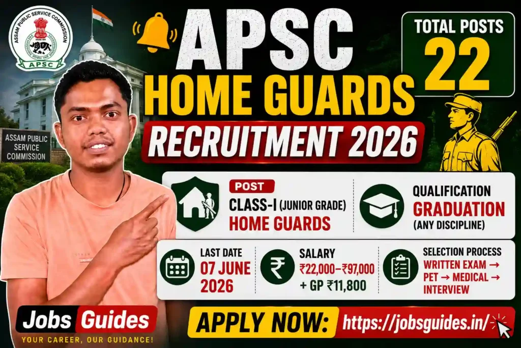 APSC Home Guards Recruitment 2026