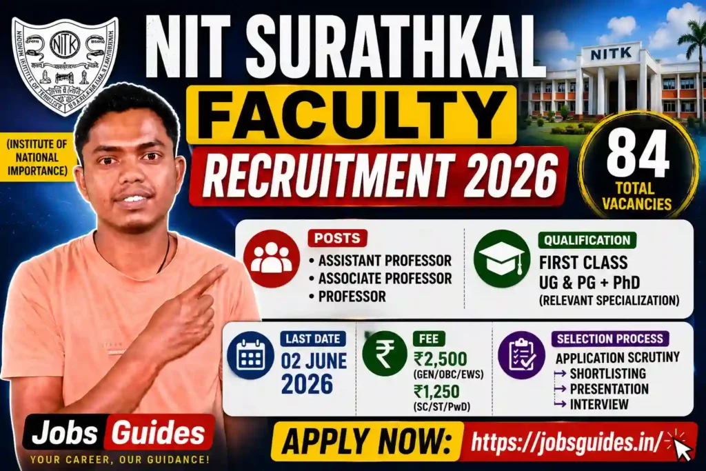 NIT Surathkal Faculty Recruitment 2026