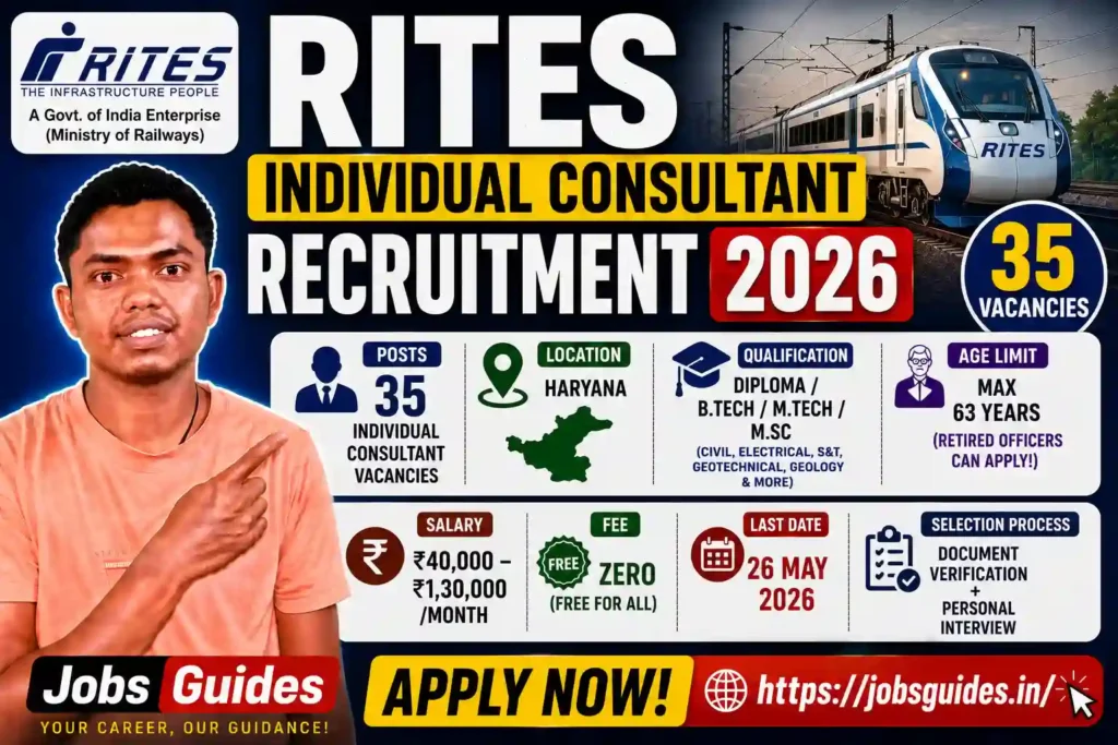 RITES Individual Consultant Recruitment 2026