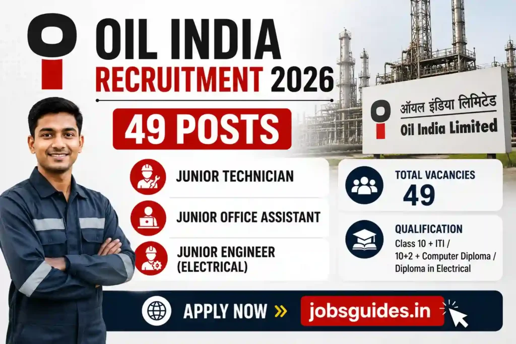 Oil India Recruitment 2026
