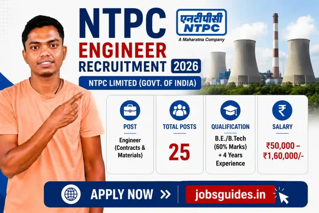 NTPC Engineer Recruitment 2026