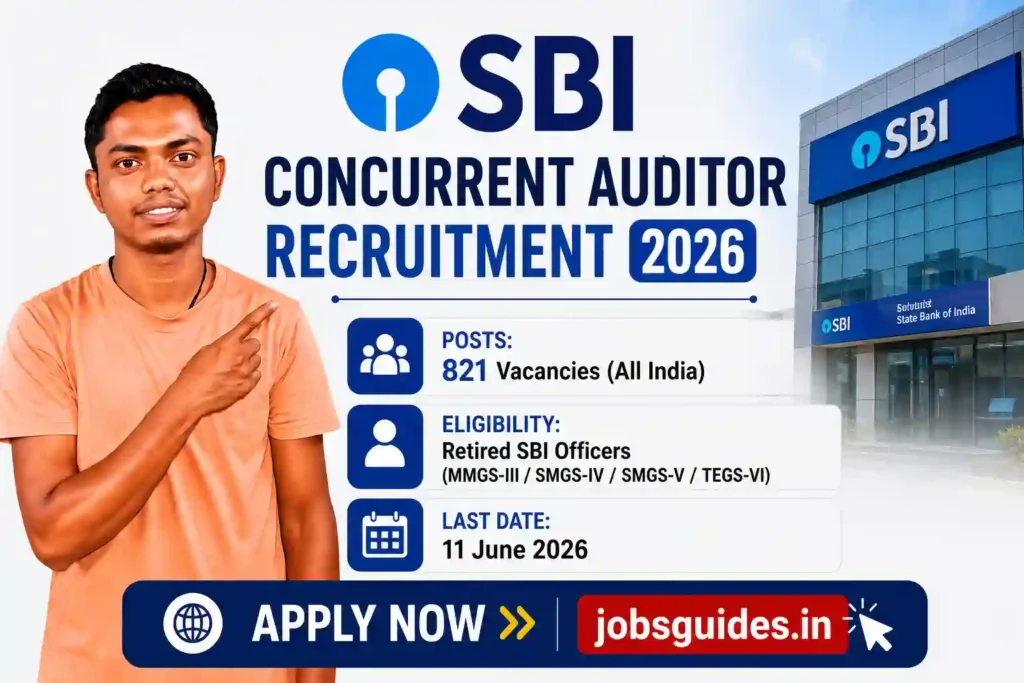 SBI Concurrent Auditor Recruitment 2026
