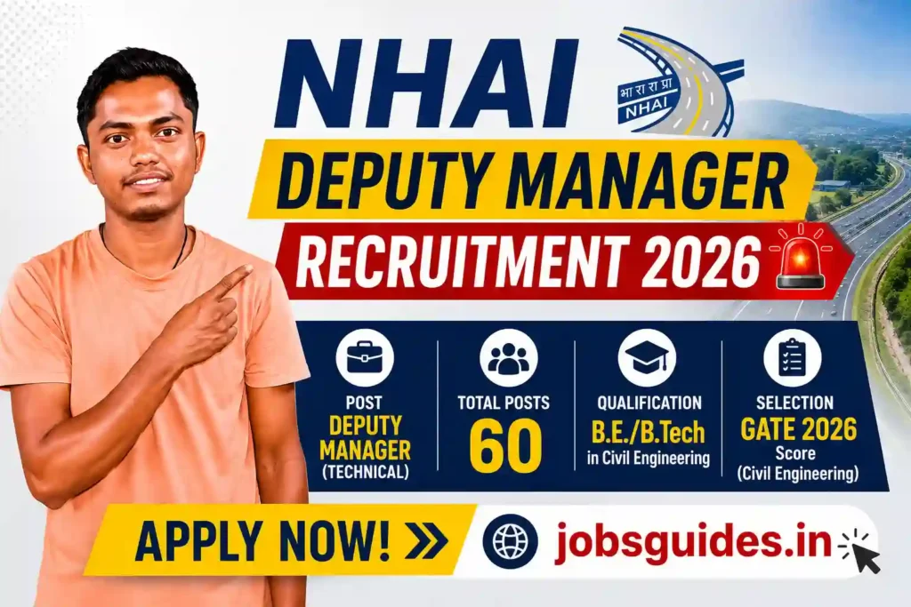 NHAI Deputy Manager Recruitment 2026