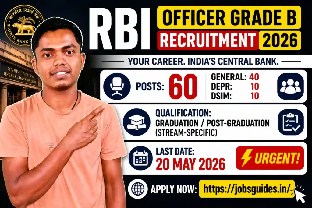 RBI Officer Grade B Recruitment 2026