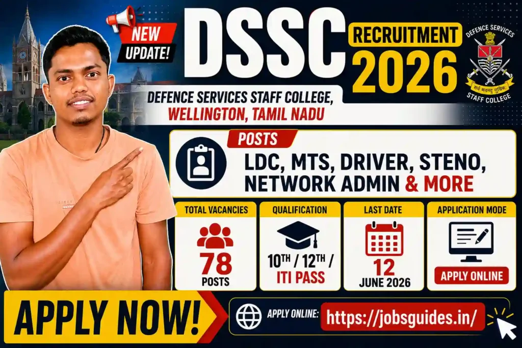 DSSC Recruitment 2026