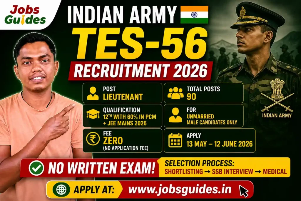 Indian Army TES Recruitment 2026